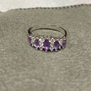 Silver Amethyst ring